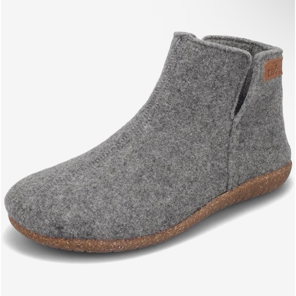New Taos Good Wool Boot Unisex 43 Women 12 Men 9 Grey Pull On Boot Lightweight